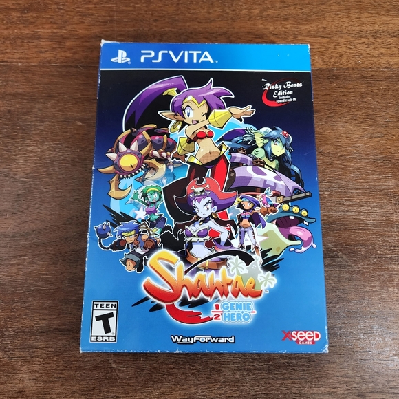 PSVita Shantae 1/2 half Genie Hero Risky Beats Edition Big Box Game CIB - Picture 3 of 9